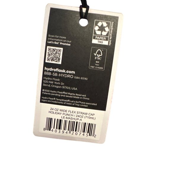 Hydro Flask 24 Oz Limited Edition Flex Straw Cap Bottle Pink Purple Stainless St - Picture 5 of 9